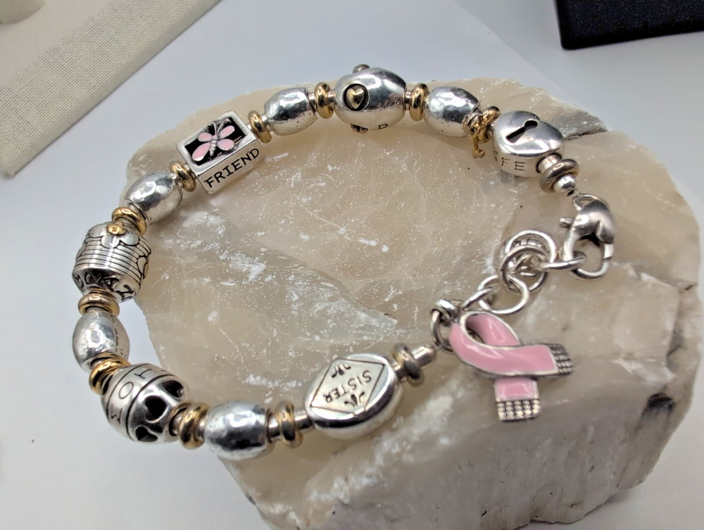 Brighton Breast Cancer Power Of Pink Awareness Bracelet Sister Friend Mother Key